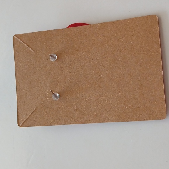 Fashion Jewelry Red Heart Earrings - Picture 4 of 4